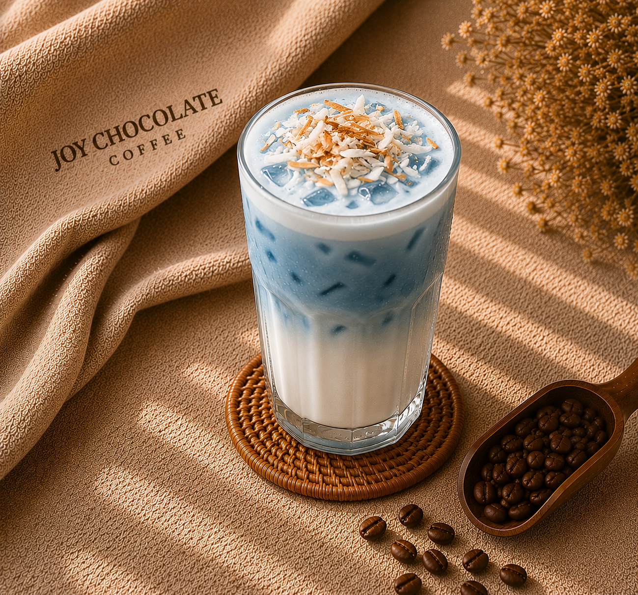 BLUE COCONUT LATTE